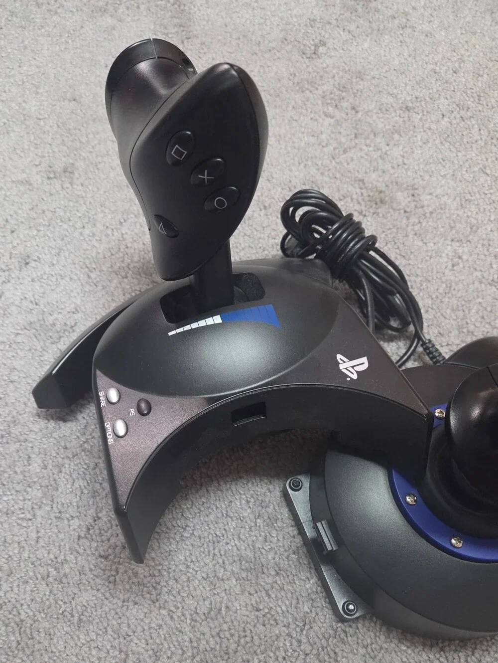 Thrustmaster T.Flight Hotas 4 Flight Stick Wired USB for PS4/PC Black/Blue